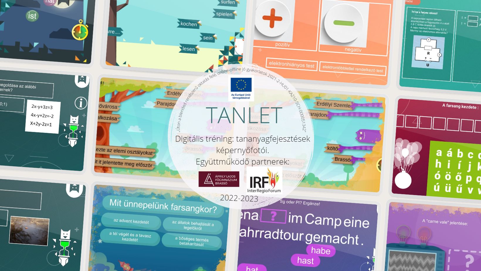 Digitális tananyagfejlesztő „TANLET tréningünk” is lezárult