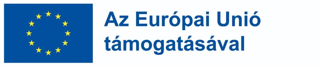 EU logó, "Az Európai Unió támogatásával"